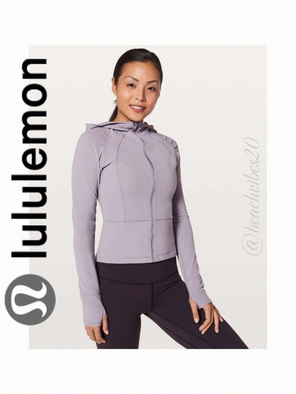 LULULEMON ATHLETICA Move With Ease Jacket Dusty Dawn 10 EUC LL-106